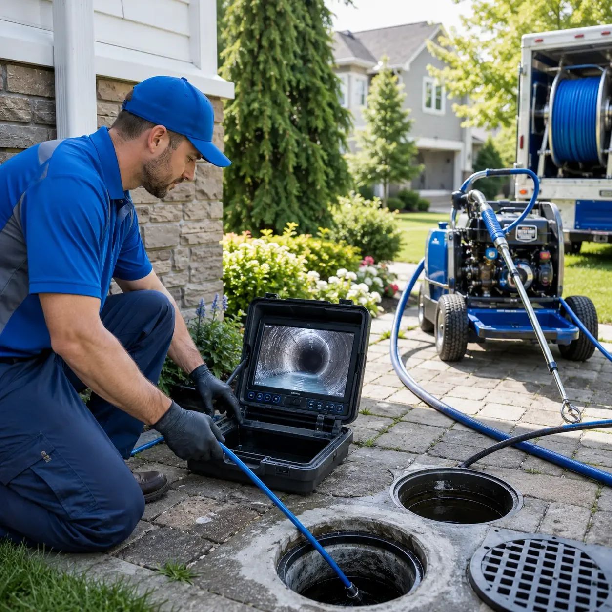 Outdoor drain cleaning professionals serving Mallory, WV